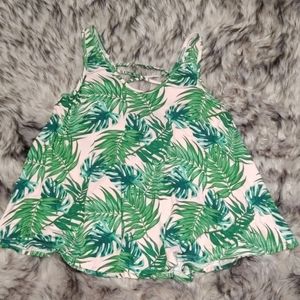 3 for 20 Flowy tank top hi/low w/tie up back